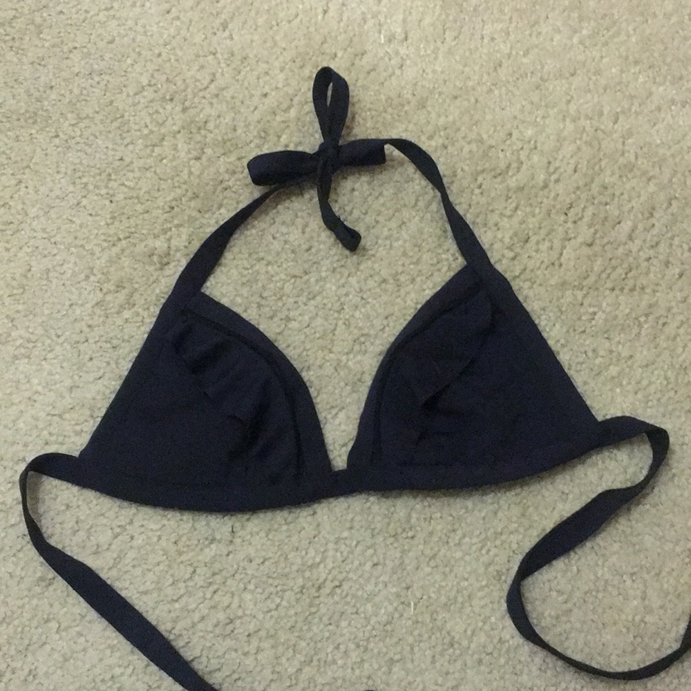 Black swim suit top size S